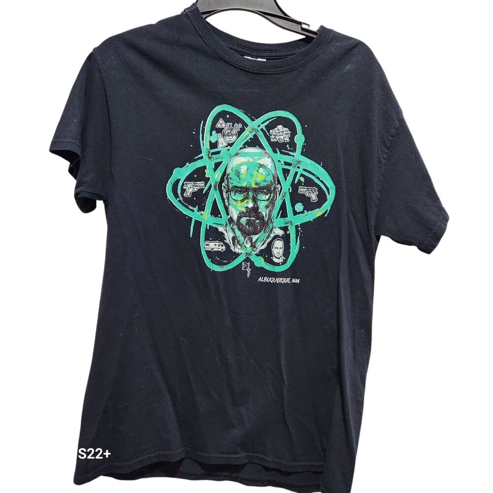Breaking Bad Heisenberg‎ Graphic Tee M Black Walter White TV Show Shirt